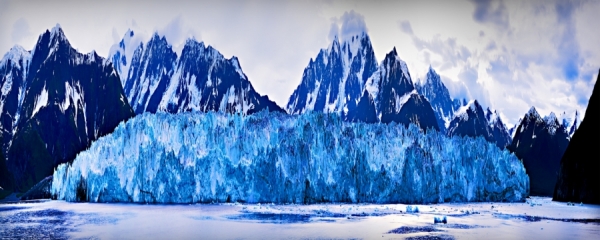 Photograph Scott Hepler Hubbard Glacier on One Eyeland